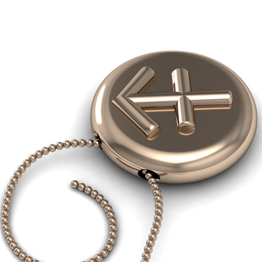 Sagittarius pendant 001 3d model 3D print model_8