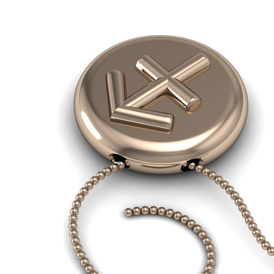 Sagittarius pendant 001 3d model 3D print model_7