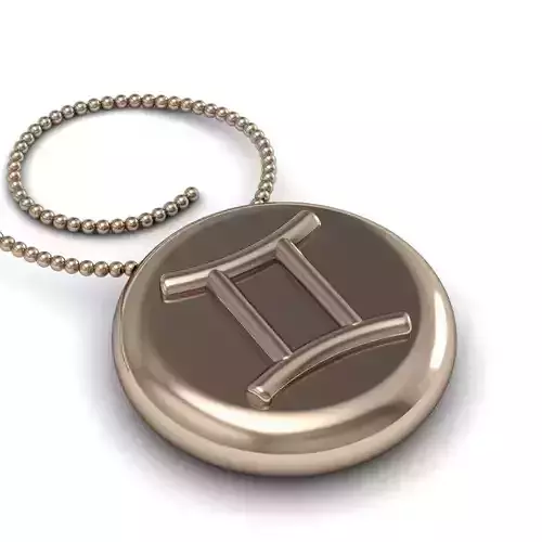 Gemini pendant 001 3d model