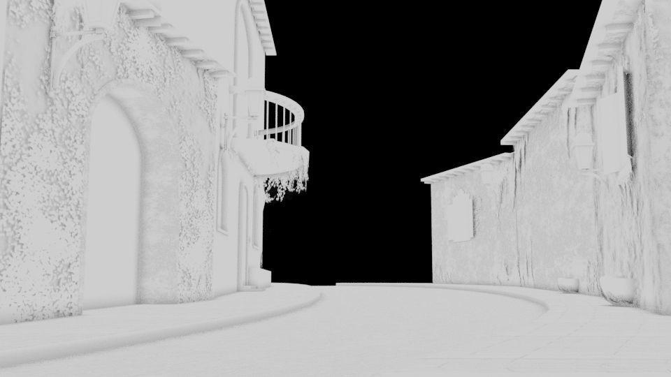 MEDIAVAL  ARCHITECTURE Low-poly 3D model_3