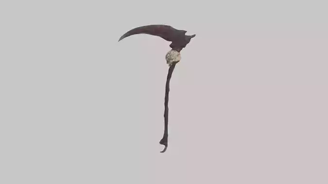 Grim reaper weapon Free low-poly 3D model