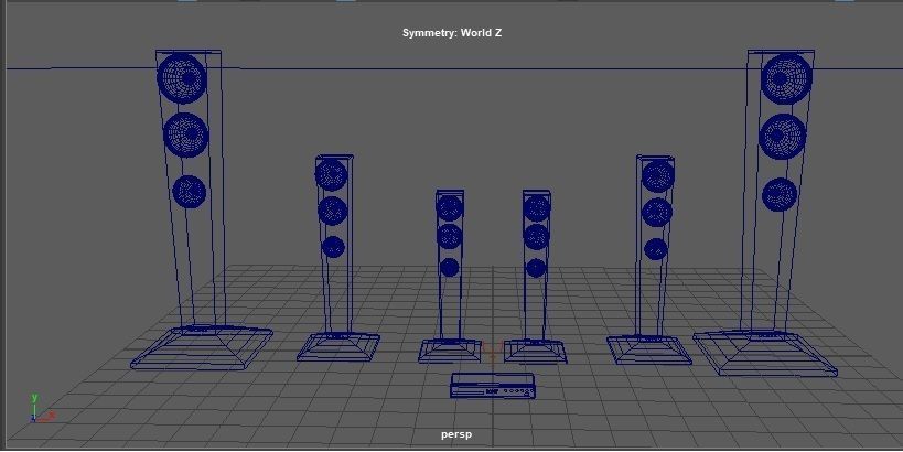 Home cinema 3D model_5