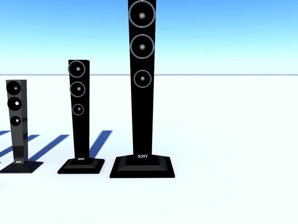 Home cinema 3D model_3