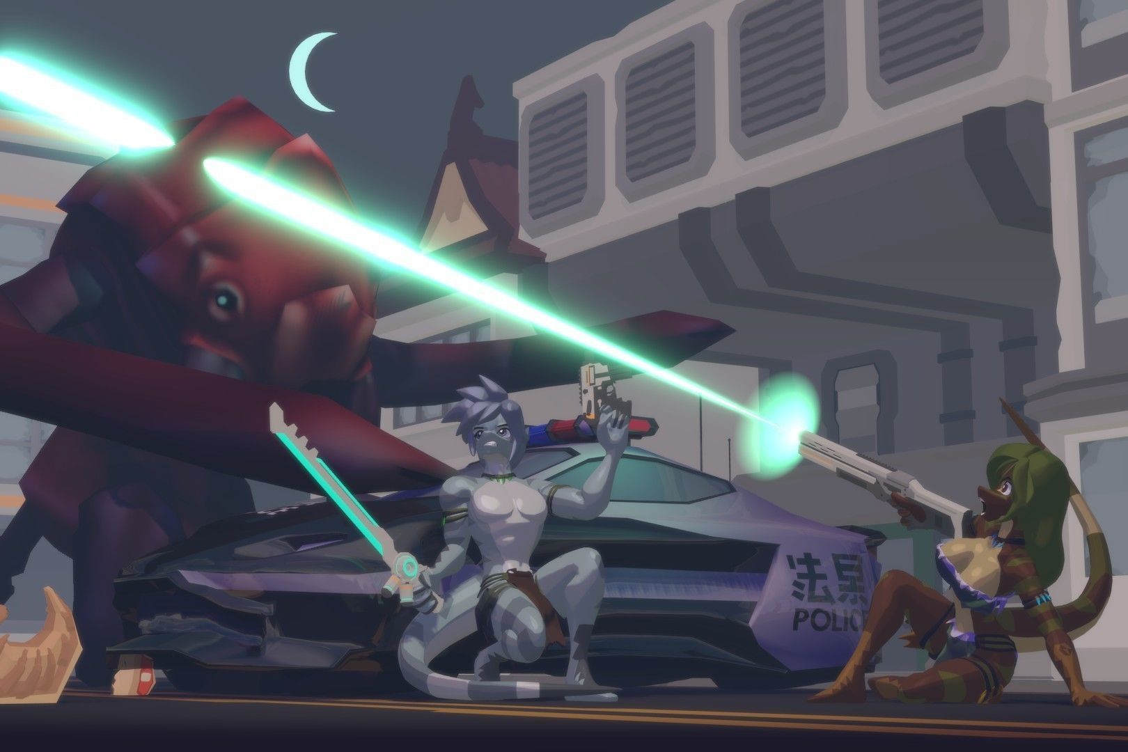 Acheron Lizardian Clean Low-poly 3D model_4