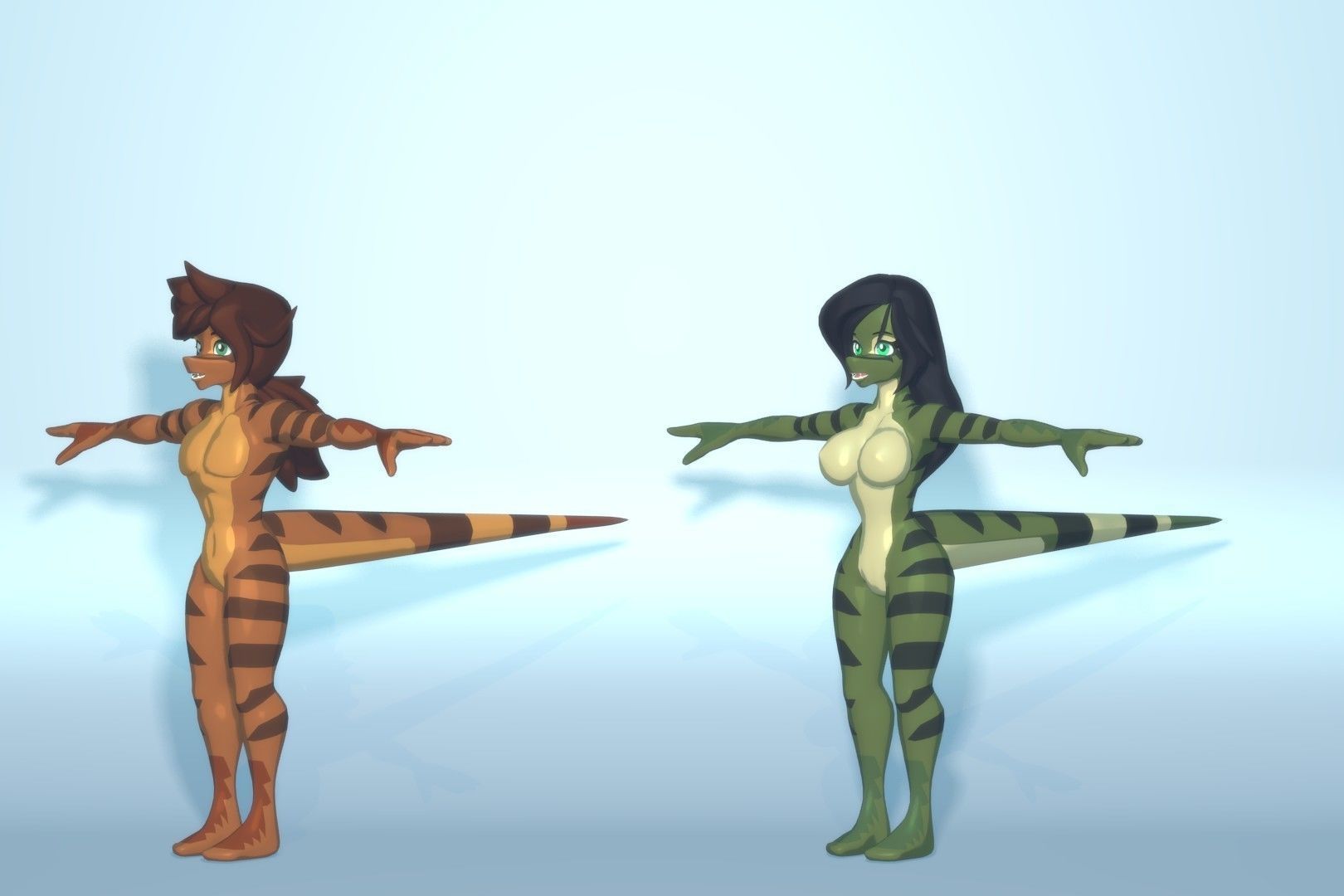 Acheron Lizardian Clean Low-poly 3D model_11