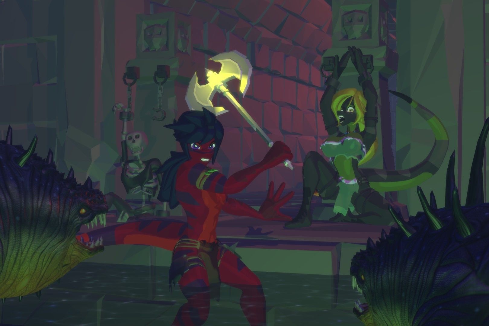 Acheron Lizardian Clean Low-poly 3D model_6