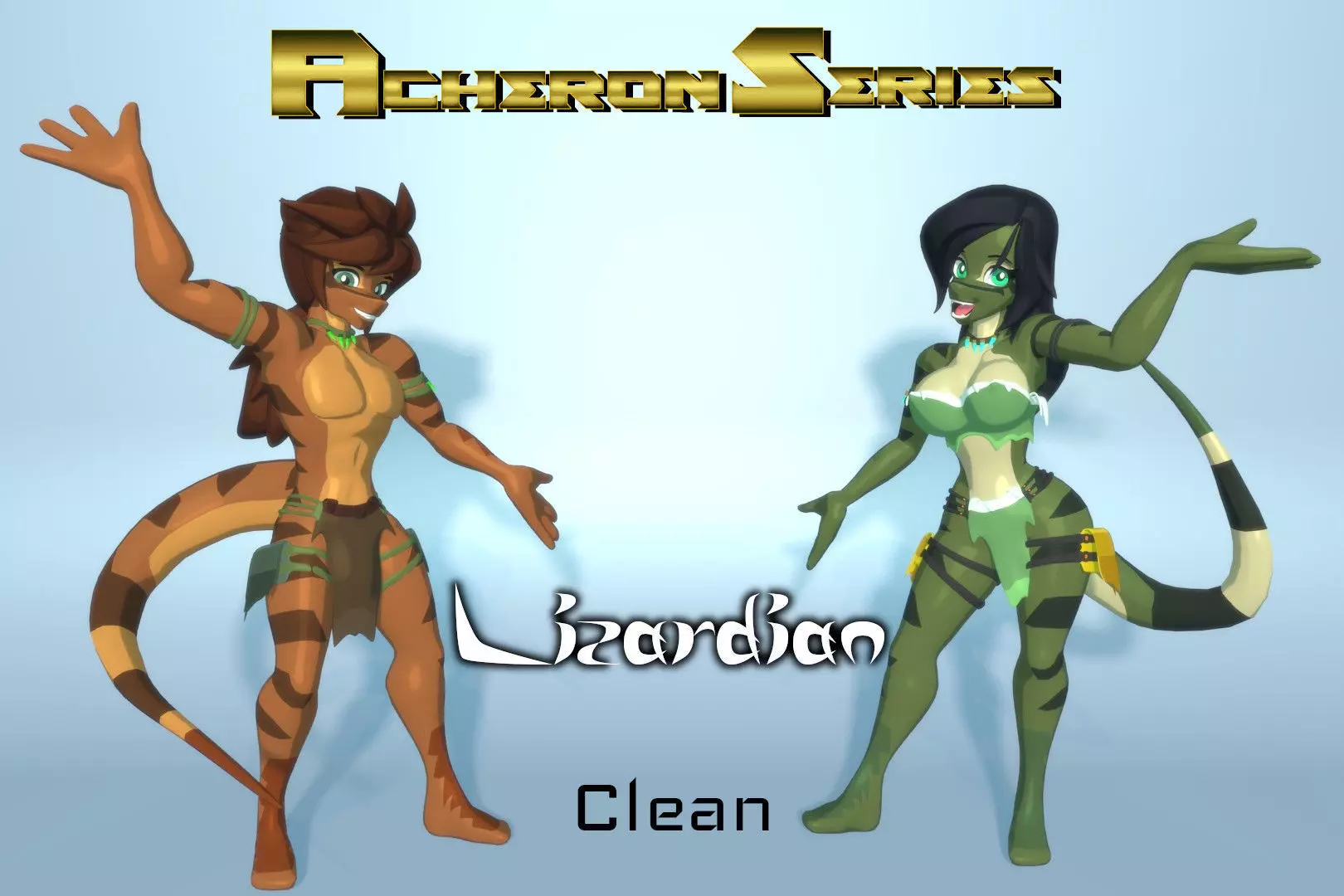 Acheron Lizardian Clean Low-poly 3D model_0