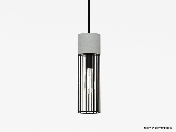 Pendant Lamp Its About Romi Memphis 3D model