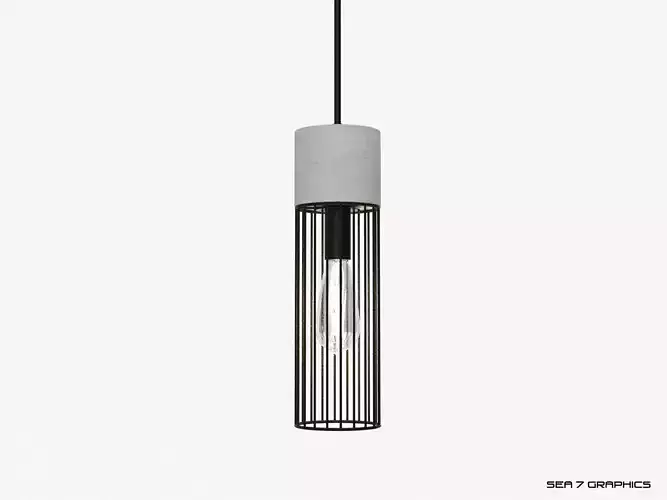 Pendant Lamp Its About Romi Memphis 3D model
