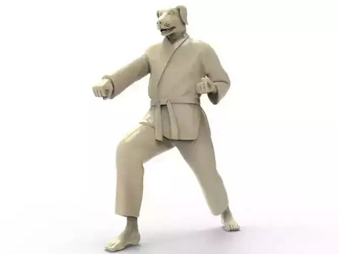 Dog Zenkutsu Dachi Stance