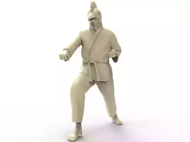 Chicken Zenkutsu Dachi Stance