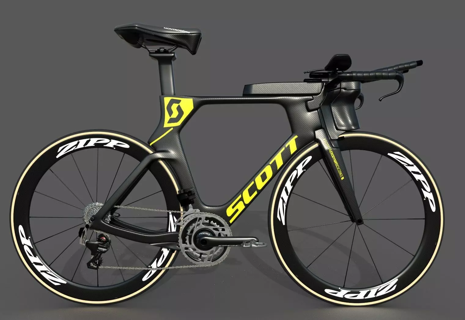 Scott Plasma S time-trial bike 3D model_0