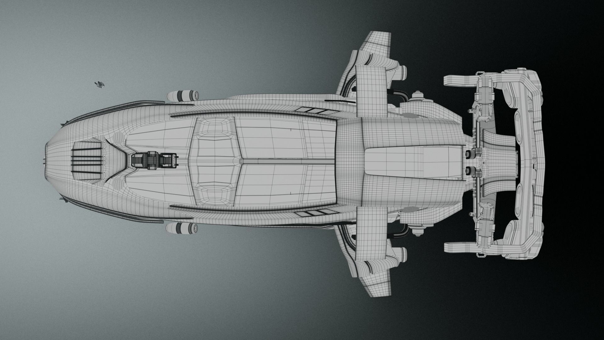 Arrow Carbine Spaceship 3D model_9