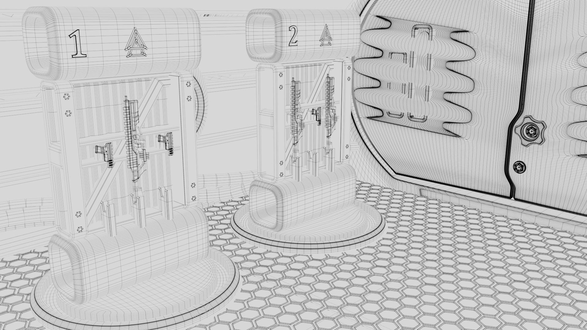 Arrow Carbine Spaceship 3D model_16