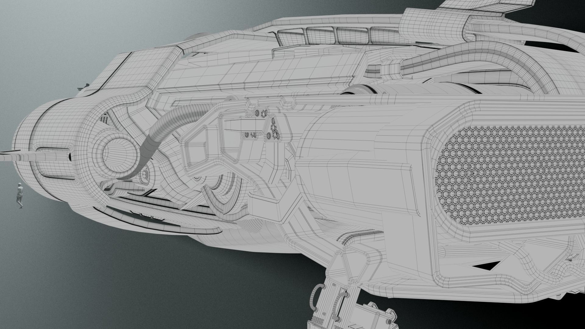 Arrow Carbine Spaceship 3D model_17