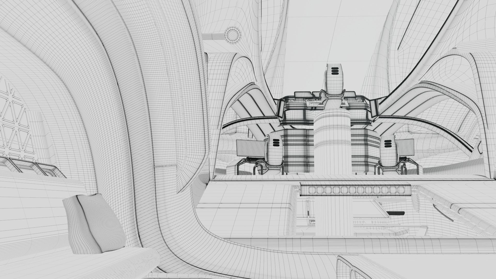 Arrow Carbine Spaceship 3D model_11