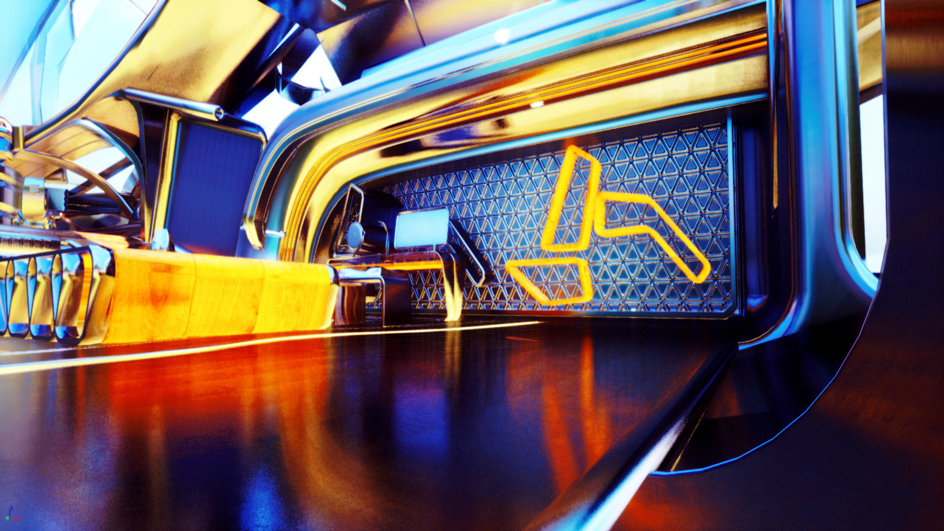 Arrow Carbine Spaceship 3D model_4