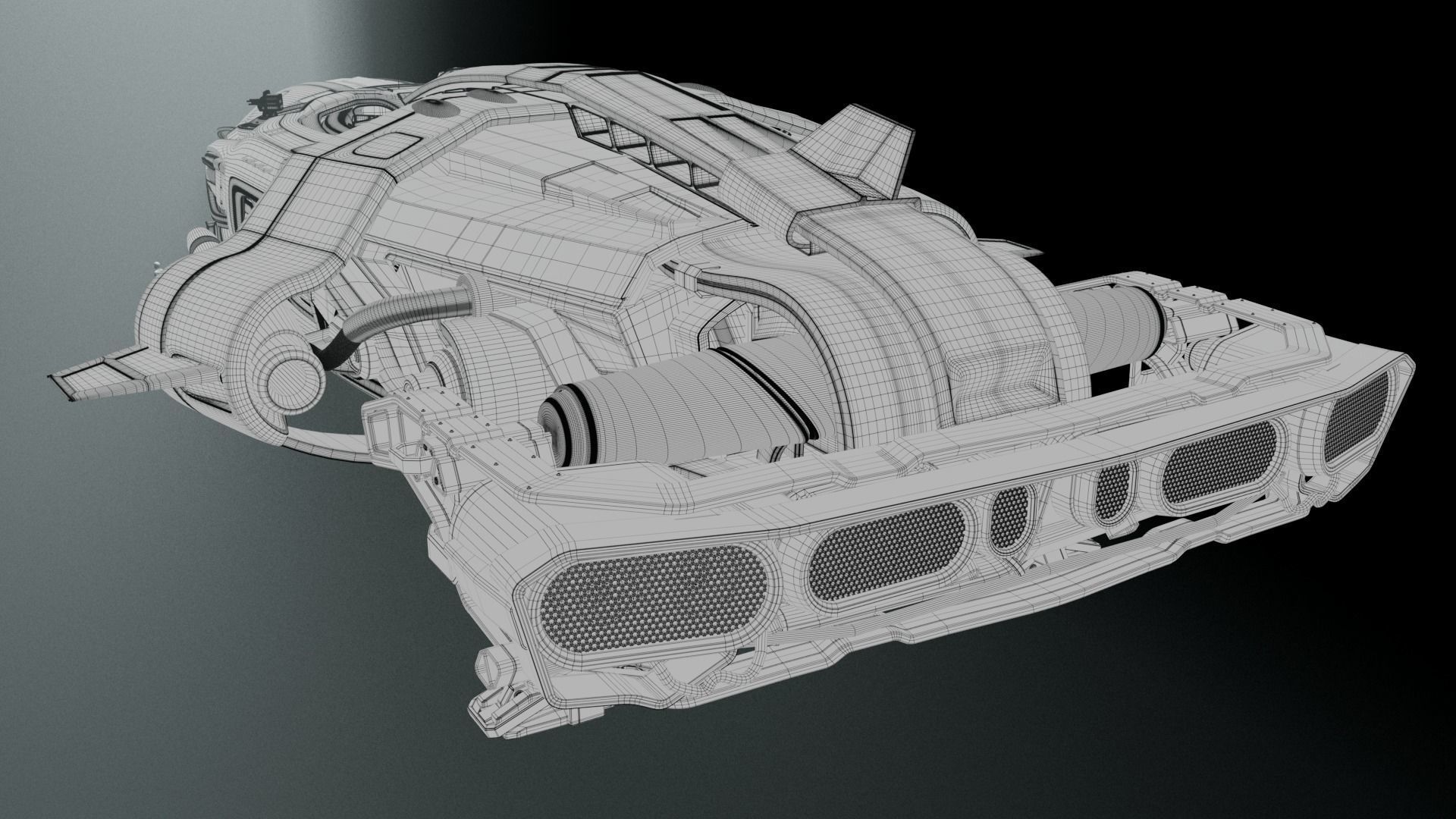Arrow Carbine Spaceship 3D model_12