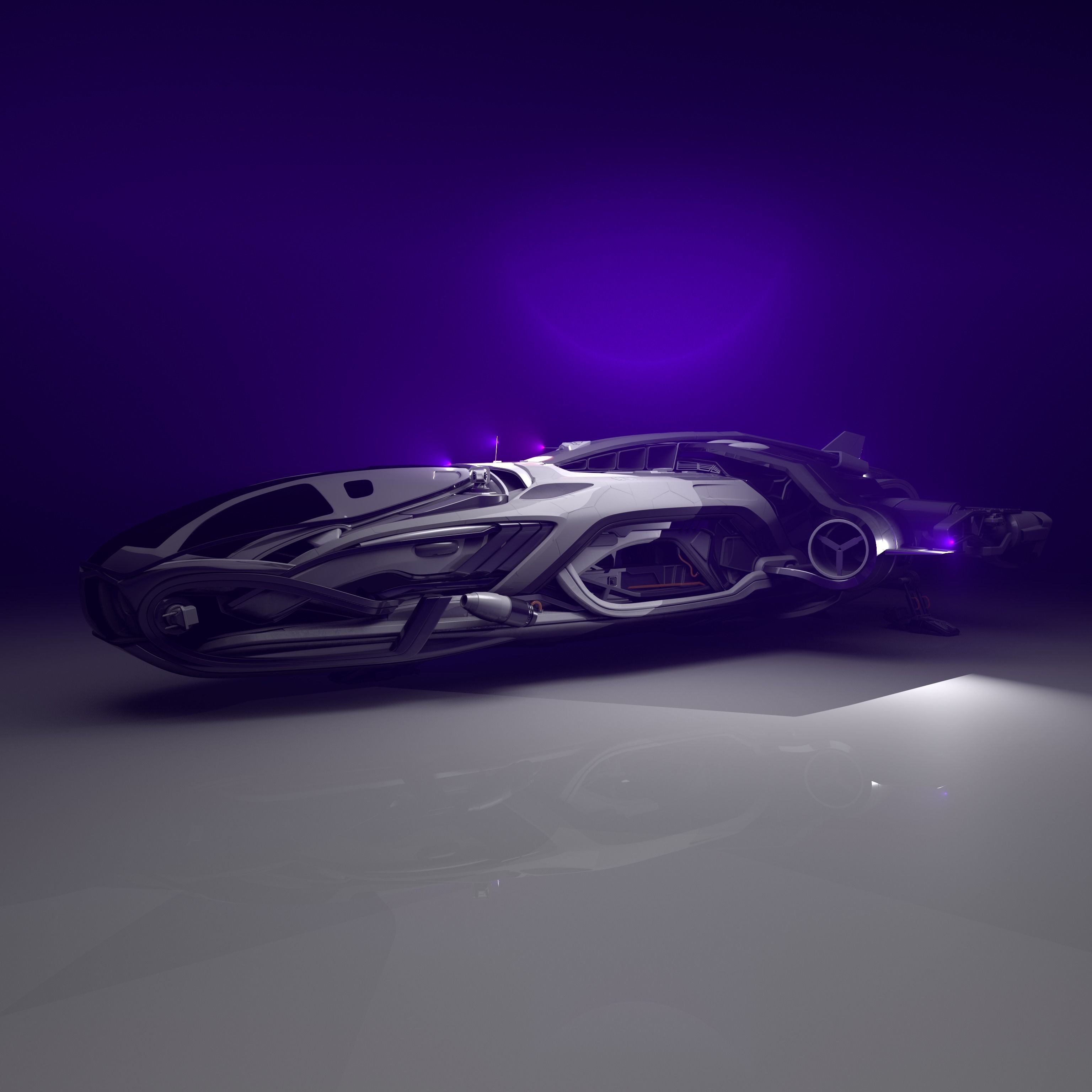 Arrow Carbine Spaceship 3D model_18