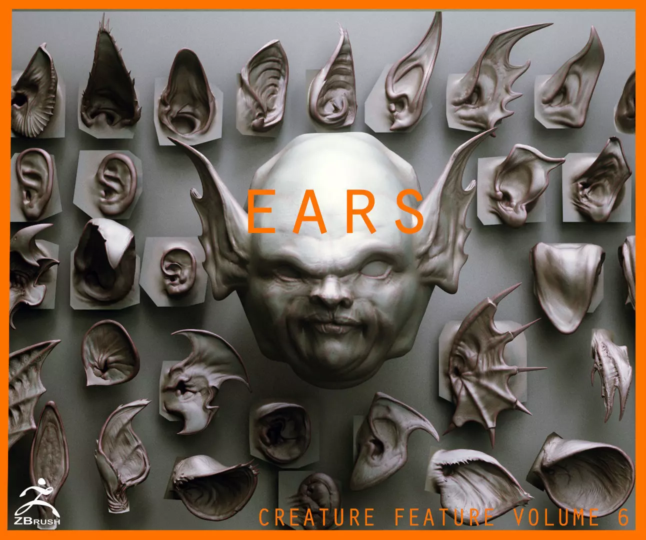 EARS - 40 ZBRUSH VDMs 3D model_0