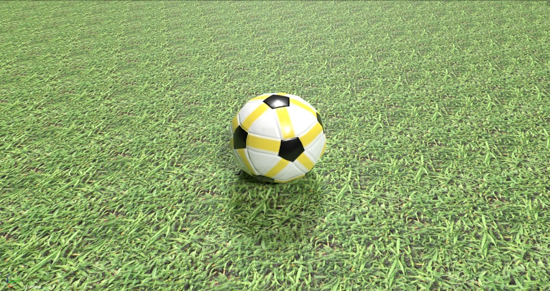 Soccer Ball PBR Low-Poly Low-poly 3D model_1