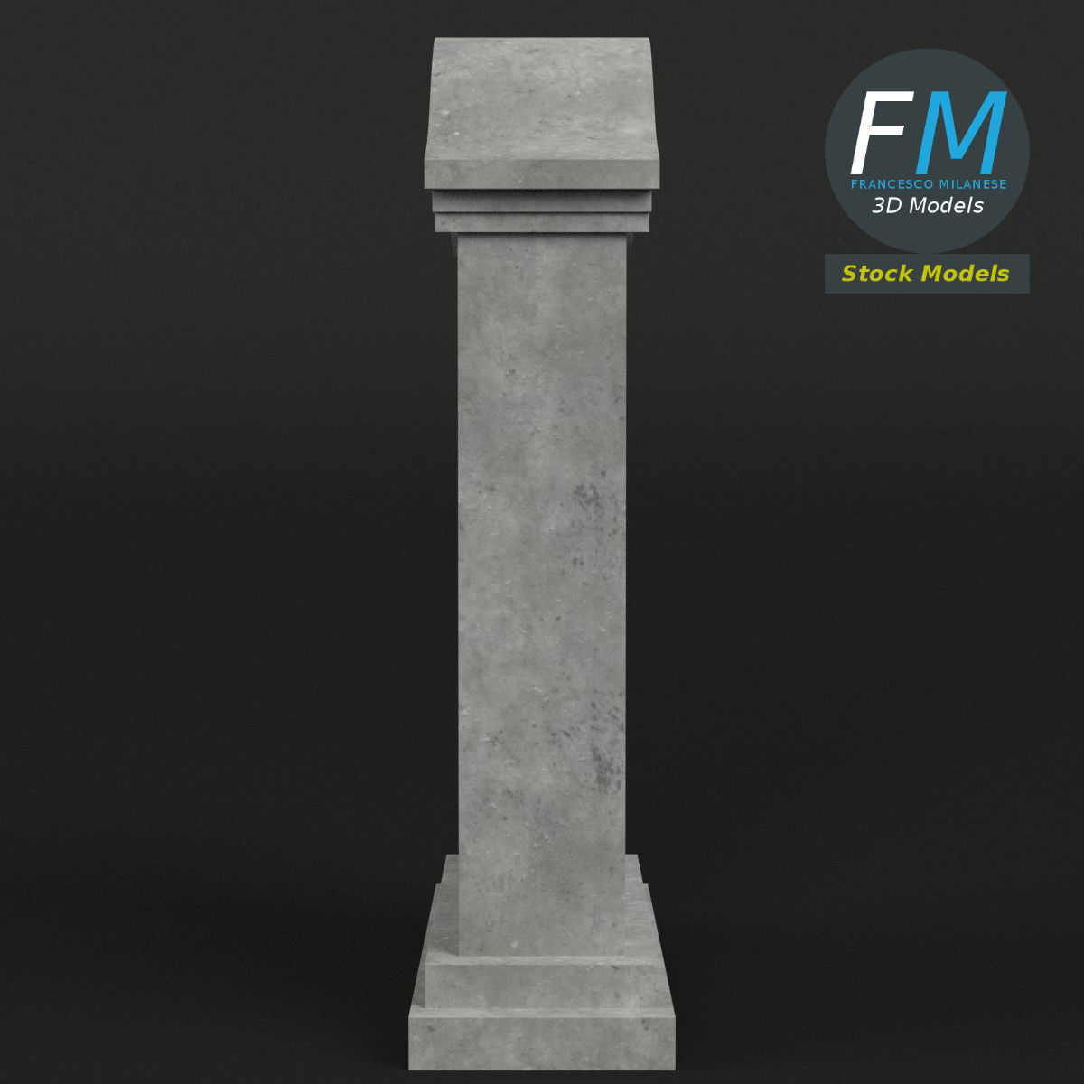 Tombstone 3 3D model_4