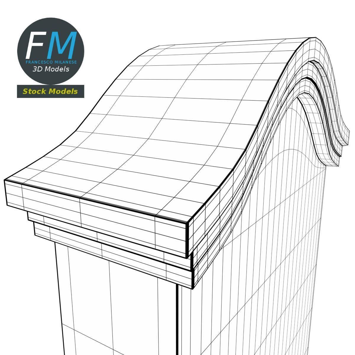 Tombstone 3 3D model_8