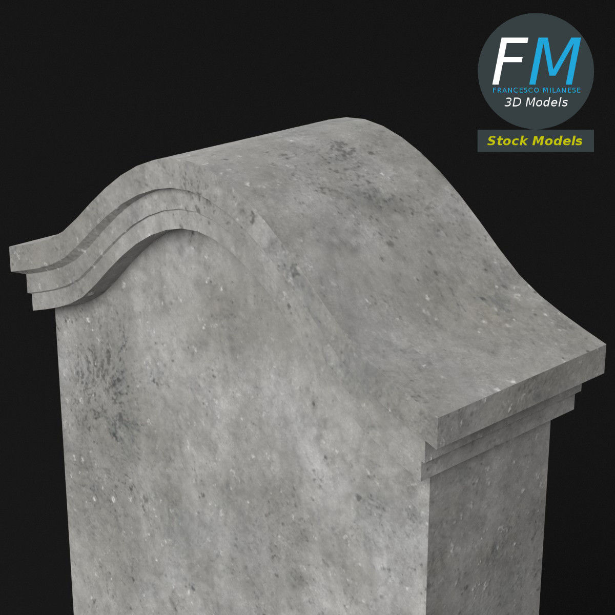 Tombstone 3 3D model_5