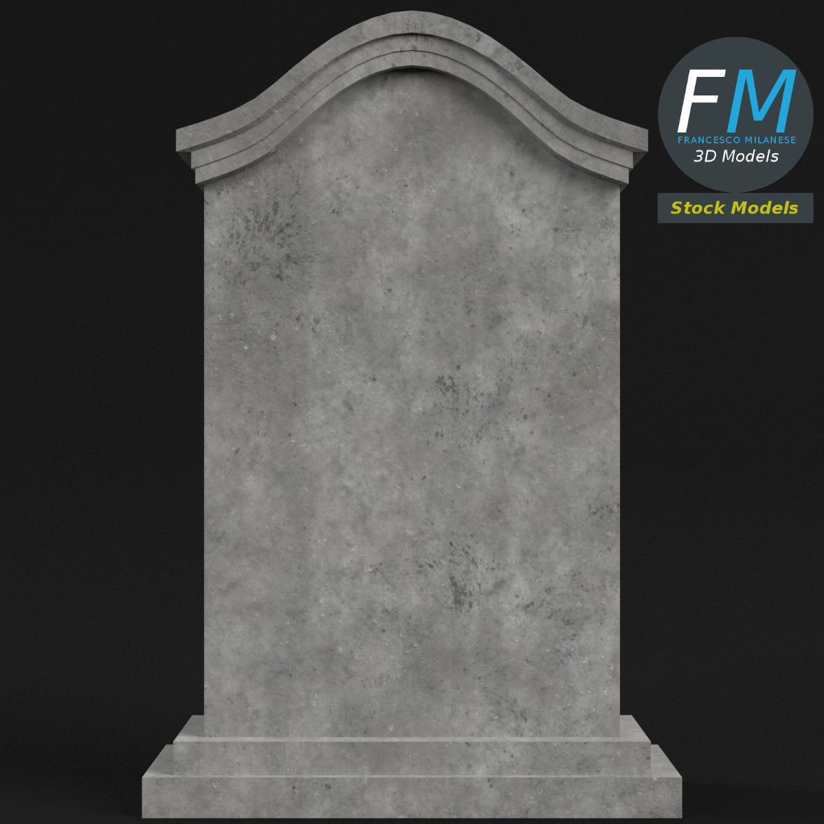Tombstone 3 3D model_3