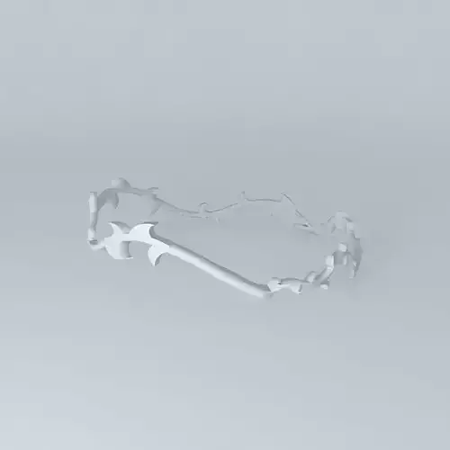 3d thorn crown crown  Thorn