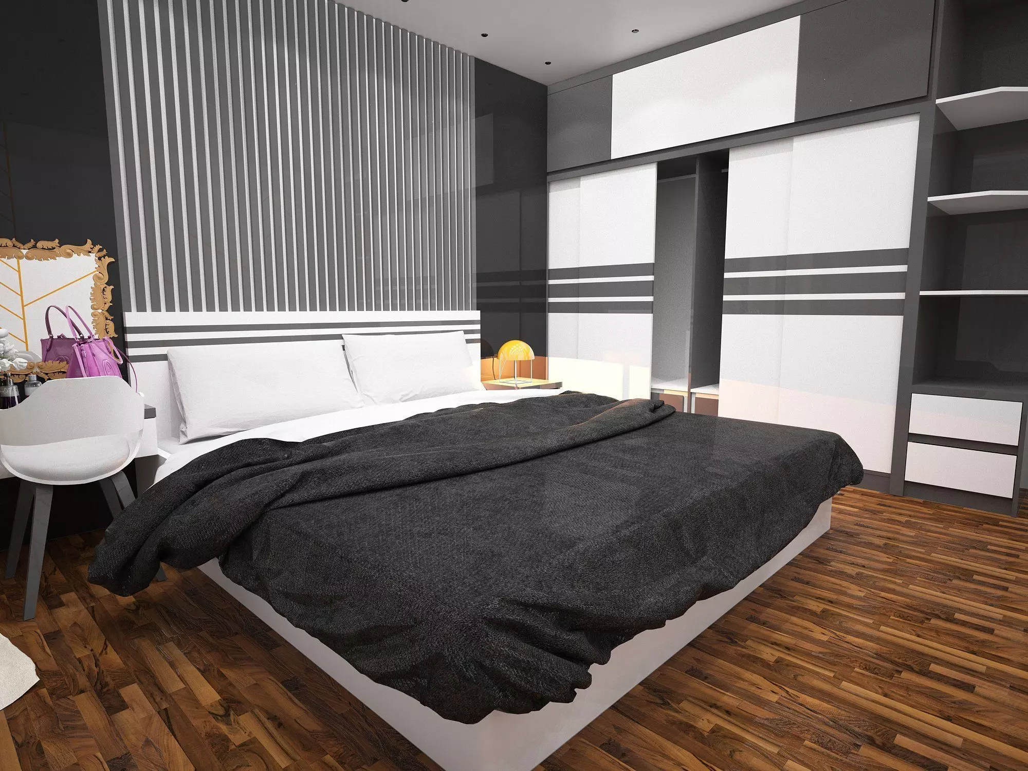 bedroom furniture Free 3D model