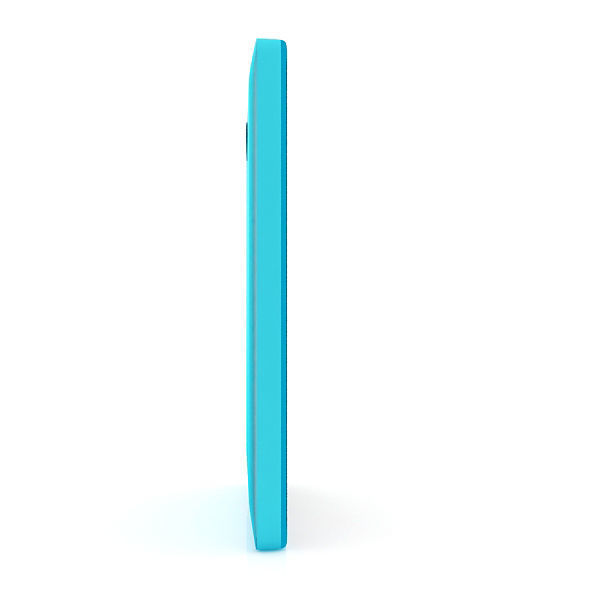 Nokia X Blue 3D model_7