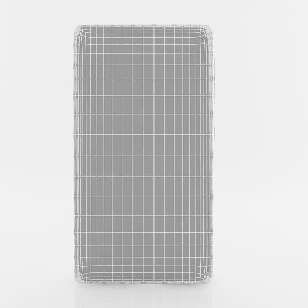 Nokia X Blue 3D model_12