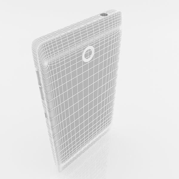 Nokia X Blue 3D model_14
