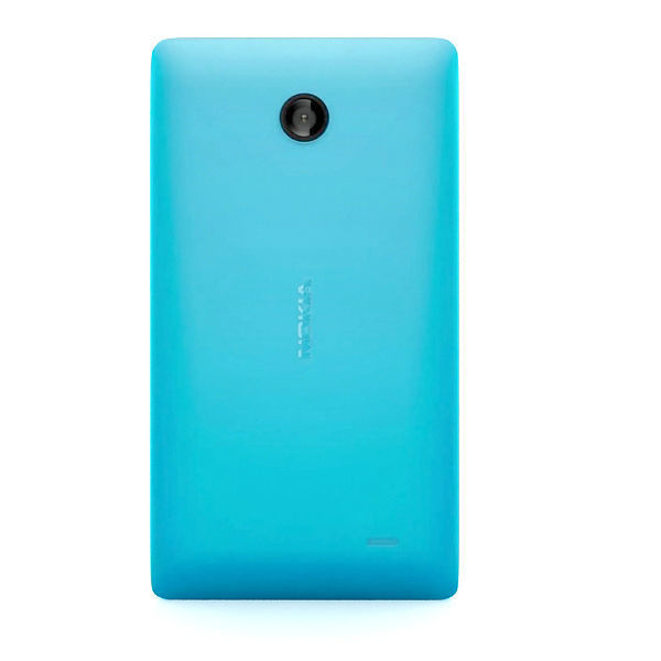 Nokia X Blue 3D model_5