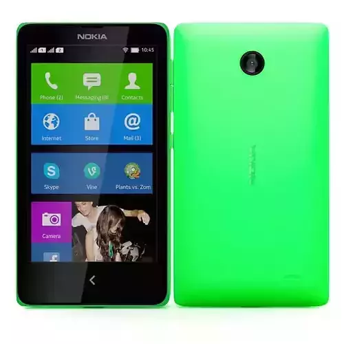 Nokia X and X plus Green 3D model