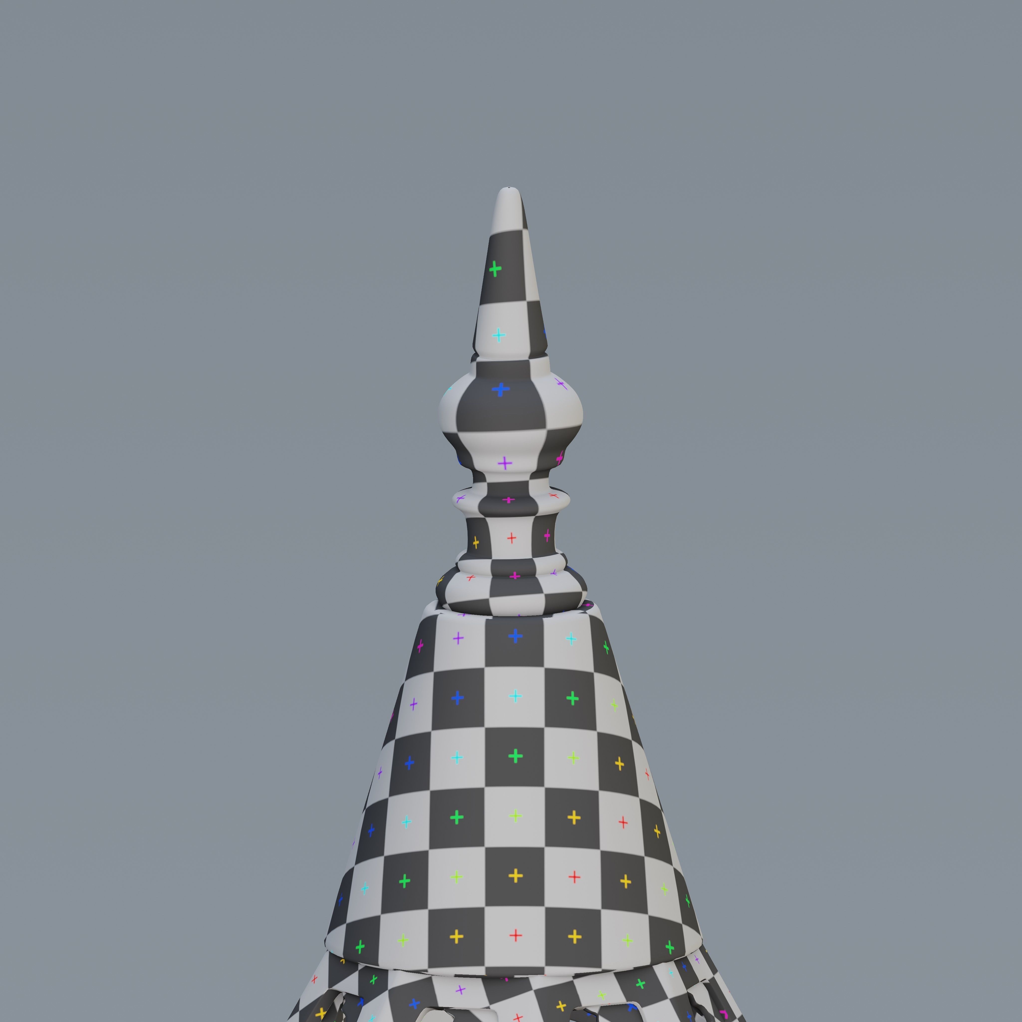 Moroccan Twisted Table Lamp 3D model_9