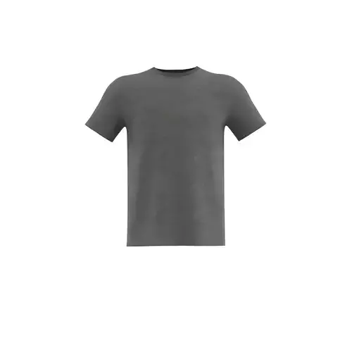 roundneck short sleeve t-shirt 3D model