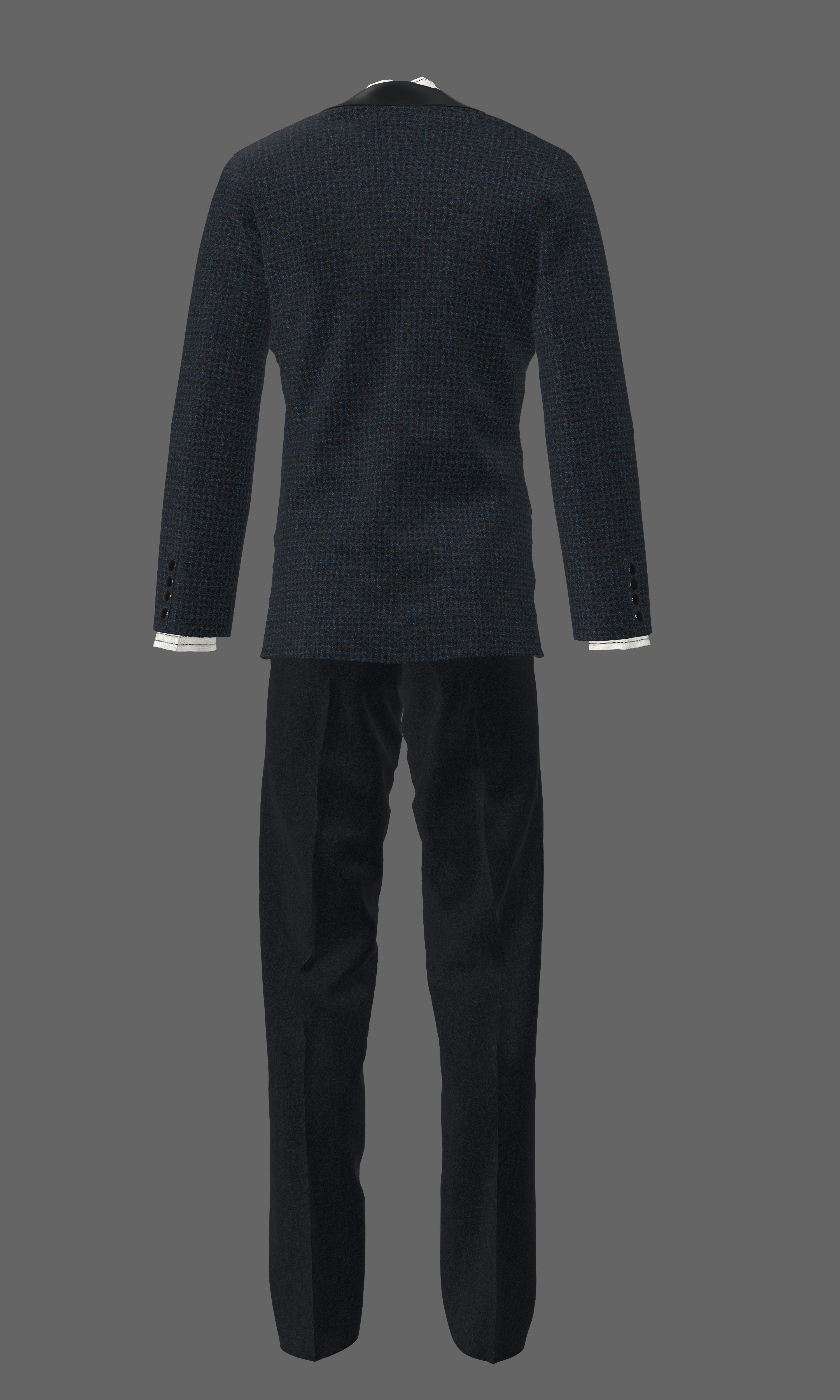 Men Suit 3D model_6
