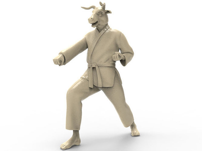 Ox Zenkutsu Dachi Stance 3D print model