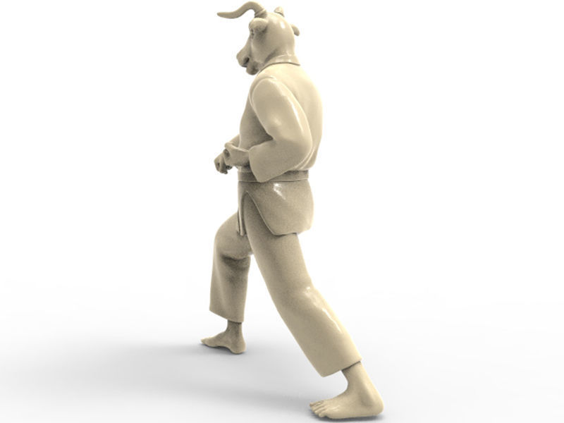 Ox Zenkutsu Dachi Stance 3D print model_2