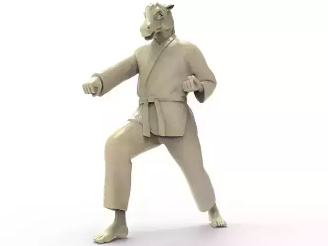 Horse Zenkutsu Dachi Stance