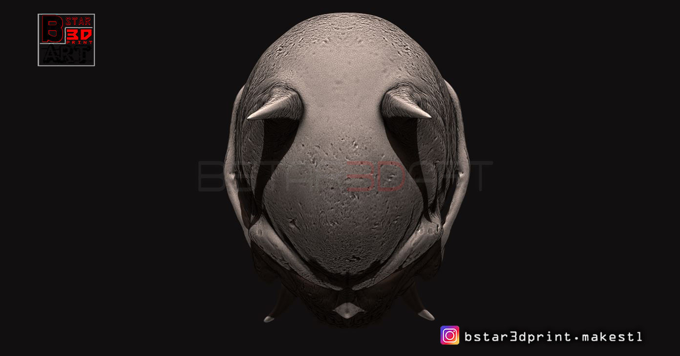 Oni Skull Mask - Hannya Mask-Devil Mask For cosplay 3D print model_17