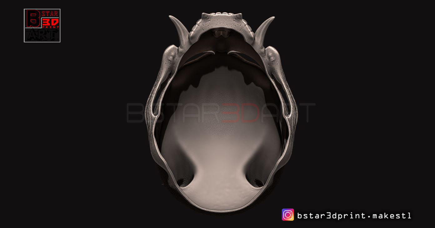 Oni Skull Mask - Hannya Mask-Devil Mask For cosplay 3D print model_18