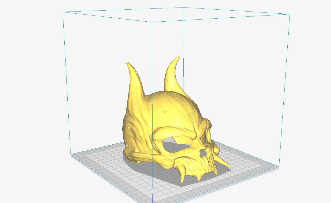 Oni Skull Mask - Hannya Mask-Devil Mask For cosplay 3D print model_24