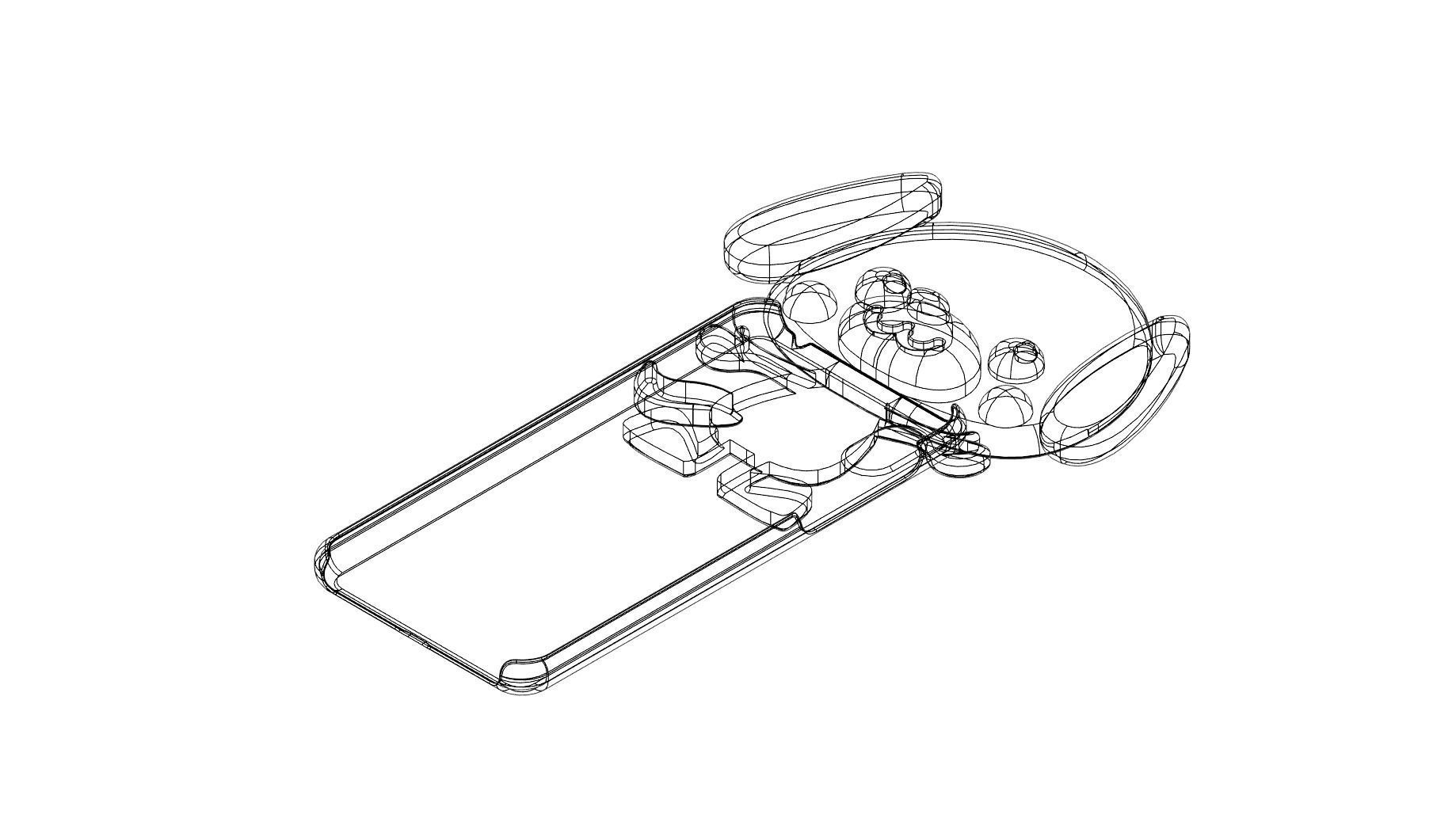 bow-wow Smartphone case 3D print model_10