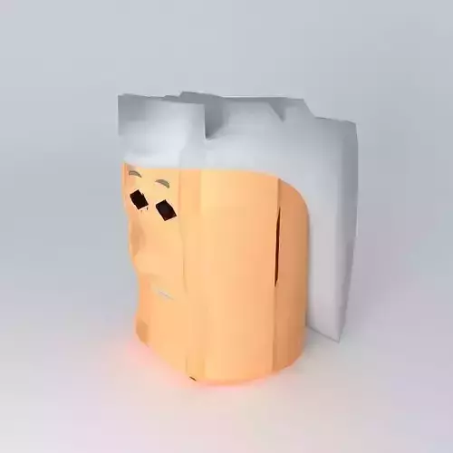 boneco cartonn head cartoon