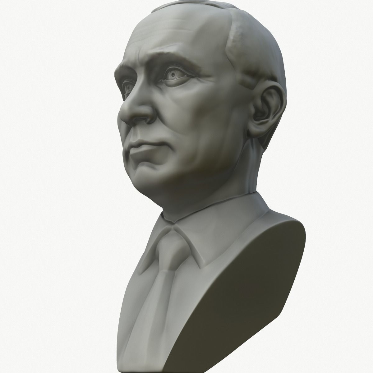 3D Vladimir Putin Bust Ready To Print 3D print model_5