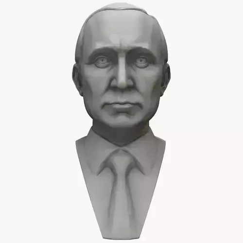 3D Vladimir Putin Bust Ready To Print