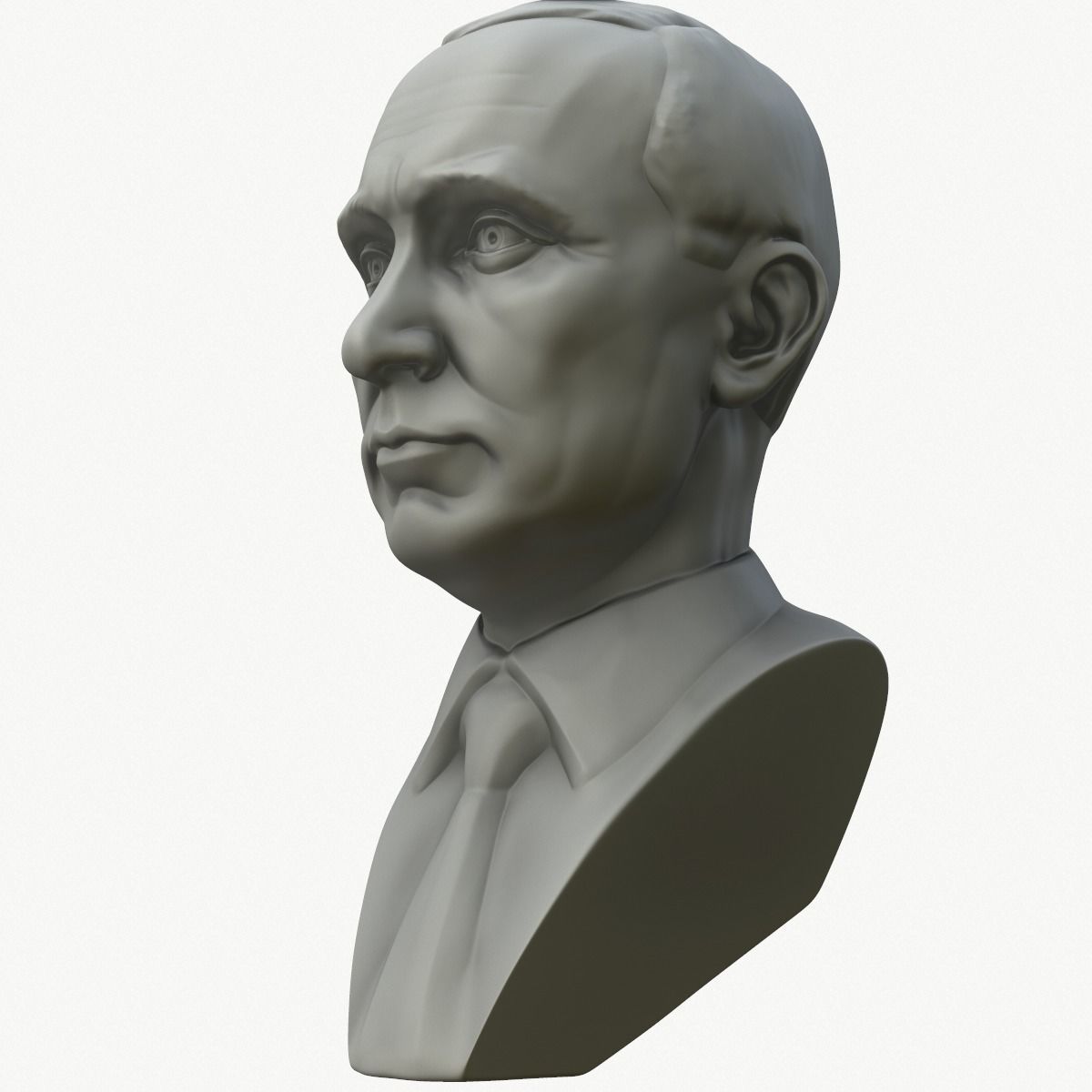 3D Vladimir Putin Bust Ready To Print 3D print model_2